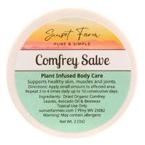 Pomada para cuidados com a pele e o corpo Salve Comfrey Herbal Balm 60mL Pomada para cuidados com a pele e o corpo Salve Comfrey Herbal Balm 60mL