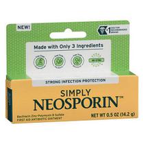 Pomada Simply Neosporin Fórmula 0,5 Oz por Band-Aid (pacote com 6)