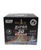 Pomada Super Gel 30 Ervas Massageador 250g Efeito Gelo Quente Mary Life Pomada Super Gel 30 Ervas Massageador 250g Efeito Gelo Quente Mary Life
