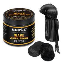 Pomada Wave Goiple Natural Strong Hold 120 mL + 2 pincéis + Durag