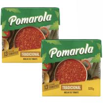 Pomarola Tradicional Molho De Tomate 520ml Kit C/ 02 Unid Pomarola Tradicional Molho De Tomate 520ml Kit C/ 02 Unid