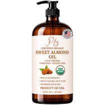 Pomberries Óleo Orgânico de Amêndoas Doce Hidratante para a Pele 473 ml Pomberries Óleo Orgânico de Amêndoas Doce Hidratante para a Pele 473 ml