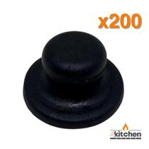 Pomel Pegador Puxador para Tampa Modelo Chaleira 200 Peças