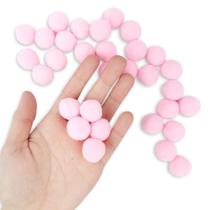 Pompom 14mm Rosa Nº 132 . Pacote Com 100 UnidadesKaftor