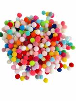 Pompom 15mm Colorido - 100 Unidades