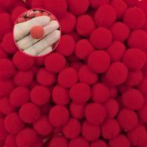 Pompom 20mm Vermelho Verde Branco Natal 100un Escolha a Cor