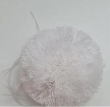 Pompom 60mm 2 unid ref 1144/1 cor b01 branco Pompom 60mm 2 unid ref 1144/1 cor b01 branco