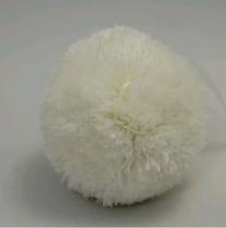 Pompom 60mm 2 unid ref 1144/1 cor b08 marfim Pompom 60mm 2 unid ref 1144/1 cor b08 marfim