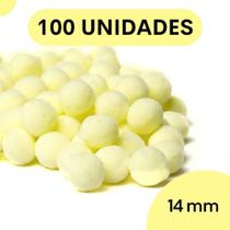 Pompom Amarelo Bebê - 14Mm Pacote Com 100 Unidades - Nybc Pompom Amarelo Bebê - 14Mm Pacote Com 100 Unidades - Nybc