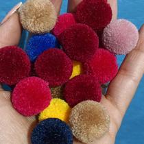 Pompom Candy Bolinha em poliéster - vários tamanhos e cores
