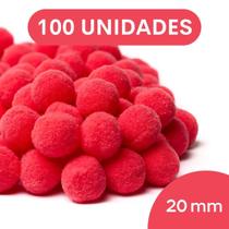 Pompom Coral - 20Mm Pacote Com 100 Unidades - Nybc Pompom Coral - 20Mm Pacote Com 100 Unidades - Nybc