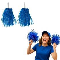 Pompom de Torcida para Festas Colorido - 2 Unidades