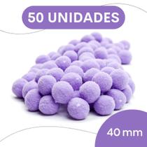 Pompom Lilás - 40Mm Pacote Com 50 Unidades - Nybc Pompom Lilás - 40Mm Pacote Com 50 Unidades - Nybc
