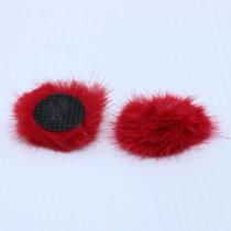 Pompom Para Colagem 30mm Em Poliester Cartela Com 100 Peças