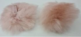 Pompom pelo baixo c/ alca ref 4431/3 2 unid cor rosa seco Pompom pelo baixo c/ alca ref 4431/3 2 unid cor rosa seco