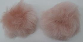 Pompom pelo baixo sem alca ref 4431/1 2 unid cor rosa seco Pompom pelo baixo sem alca ref 4431/1 2 unid cor rosa seco