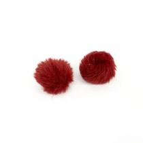 Pompom Pelo Decorativo Marsala - Nº4 - 5 Un - Artegift - Rizzo Pompom Pelo Decorativo Marsala - Nº4 - 5 Un - Artegift - Rizzo