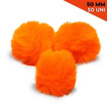 Pompom - Pelúcia 50 Mm - 50 Unidades - Laranja Neon - Nº: 01- Nybc Pompom - Pelúcia 50 Mm - 50 Unidades - Laranja Neon - Nº: 01- Nybc