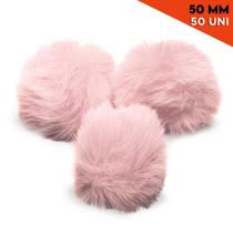 Pompom - Pelúcia 50 Mm - 50 Unidades - Rose - Nº: 135 - Nybc Pompom - Pelúcia 50 Mm - 50 Unidades - Rose - Nº: 135 - Nybc