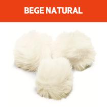 Pompom - Pelúcia 70 Mm - 30 Unidades - Bege Natural - Nº: 296 - Nybc Pompom - Pelúcia 70 Mm - 30 Unidades - Bege Natural - Nº: 296 - Nybc