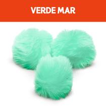 Pompom - Pelúcia 70 Mm - 30 Unidades - Verde Mar - Nº: 251- Nybc