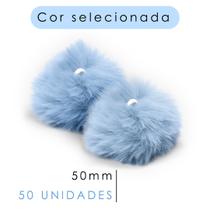 Pompom - Pelúcia Azul Bebê 50 Mm - C/50 Unidades - Nybc Pompom - Pelúcia Azul Bebê 50 Mm - C/50 Unidades - Nybc