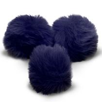 Pompom - Pelúcia Azul Marinho - 70 Mm - 30 Unidades - Nybc