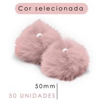 Pompom - Pelúcia Rose 50 Mm - C/50 Unidades - Nybc