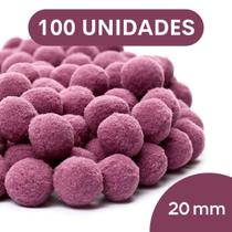Pompom Rose - 20Mm Pacote Com 100 Unidades - Nybc Pompom Rose - 20Mm Pacote Com 100 Unidades - Nybc