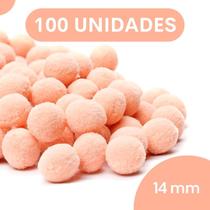 Pompom Salmão - 14Mm Pacote Com 100 Unidades - Nybc Pompom Salmão - 14Mm Pacote Com 100 Unidades - Nybc