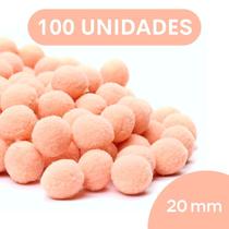 Pompom Salmão - 20Mm Pacote Com 100 Unidades - Nybc Pompom Salmão - 20Mm Pacote Com 100 Unidades - Nybc