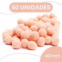 Pompom Salmão - 40Mm Pacote Com 50 Unidades - Nybc Pompom Salmão - 40Mm Pacote Com 50 Unidades - Nybc