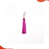 Pompom Tassel Com Tulipa 90mm Em Poliester Com 50 Peças