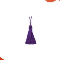 Pompom Tassel Com Tulipa 90mm Em Poliester Com 50 Peças