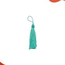 Pompom Tassel Com Tulipa 90mm Em Poliester Com 50 Peças