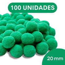 Pompom Verde Bandeira - 20Mm Pacote Com 100 Unidades - Nybc Pompom Verde Bandeira - 20Mm Pacote Com 100 Unidades - Nybc