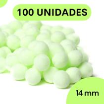 Pompom Verde Folha - 14Mm Pacote Com 100 Unidades - Nybc Pompom Verde Folha - 14Mm Pacote Com 100 Unidades - Nybc