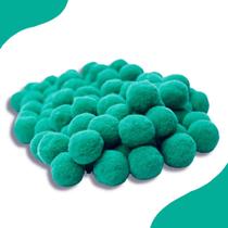 Pompom Verde Médio - 40Mm Pacote Com 50 Unidades - Nybc Pompom Verde Médio - 40Mm Pacote Com 50 Unidades - Nybc