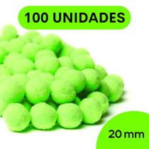 Pompom Verde Neon - 20Mm Pacote Com 100 Unidades - Nybc Pompom Verde Neon - 20Mm Pacote Com 100 Unidades - Nybc