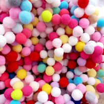 Pompons Coloridos - 500 Unidades 1,5cm - 15mm Pompons Coloridos - 500 Unidades 1,5cm - 15mm