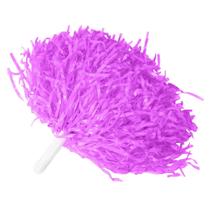 Pompons de Líder de Torcida Shanrya para Crianças (Roxo) - Resistentes e Duráveis