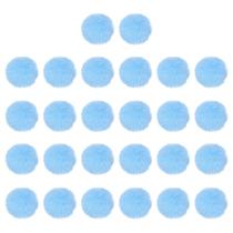 Pompons de pele sintética PATIKIL de 5 cm para chapéus, 26 peças em azul celeste Pompons de pele sintética PATIKIL de 5 cm para chapéus, 26 peças em azul celeste