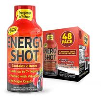 Ponche de frutas Energy Shot Vitamin Energy, pacote de 48 ml Ponche de frutas Energy Shot Vitamin Energy, pacote de 48 ml