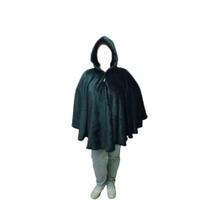 Poncho Adulto Fleece Grosso Quentinho Preto Poncho Adulto Fleece Grosso Quentinho Preto