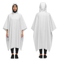 Poncho Capa de Chuva Impermeável com Capuz Reforçado Adulto Unissex