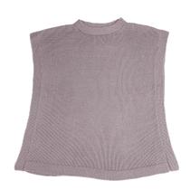 Poncho Curto Alpaca Cinza