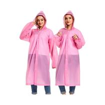Poncho de Chuva Adulto Impermeável para Caminhadas - Portátil e de Emergência
