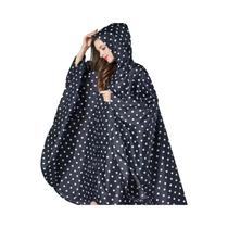 Poncho de chuva impermeável feminino capuz colorido capa de chuva com zíper ao ar livre caminhadas