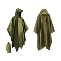 Poncho de Chuva Militar 3 em 1 à Prova d'Água - para Motocicleta, Camping e Hiking