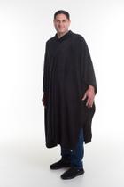 Poncho de Inverno,Adulto, Quentinho, Soft, Plush Gola V - Super Estilo